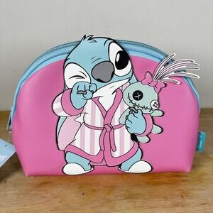 Mad Beauty Lilo & Stitch Cosmetic Toiletry Bag Scrump I'm Not A Morning Alien